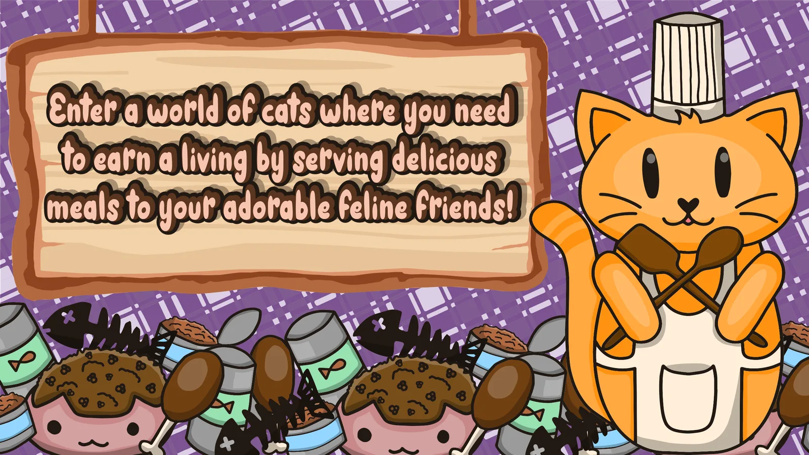 Meowtastic Chef gameplay screen